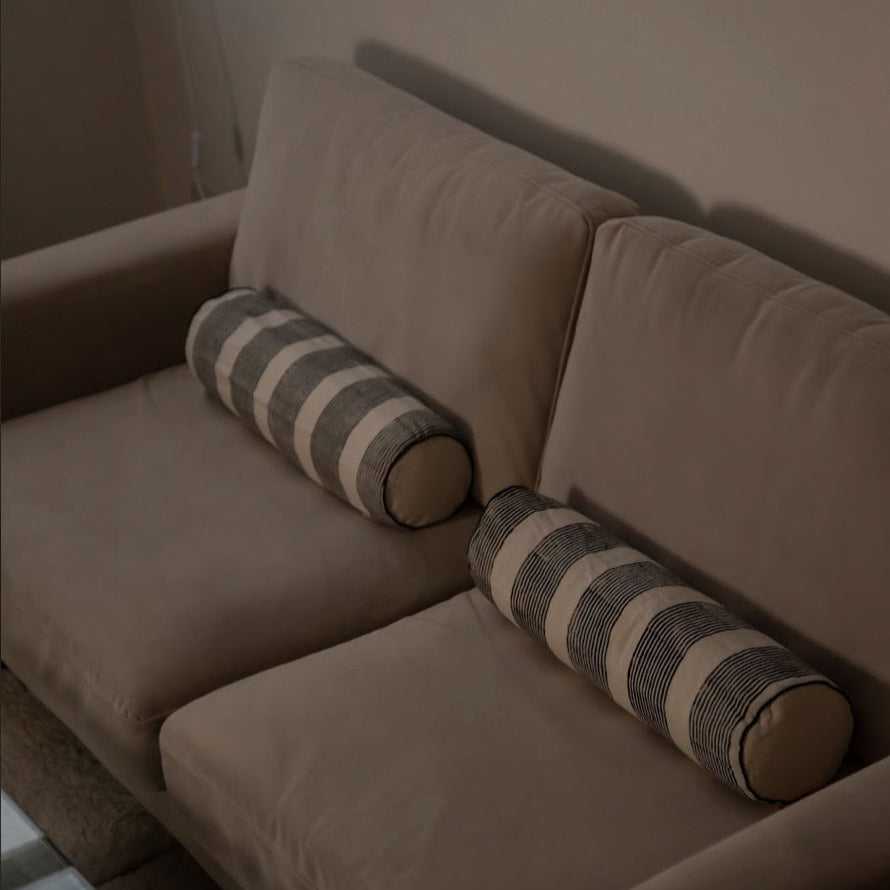 Casablanca Black & White Bolster Cushion