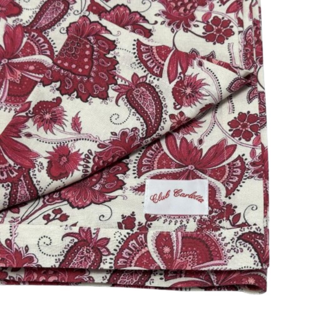 Tony Tablecloth Red Flowers