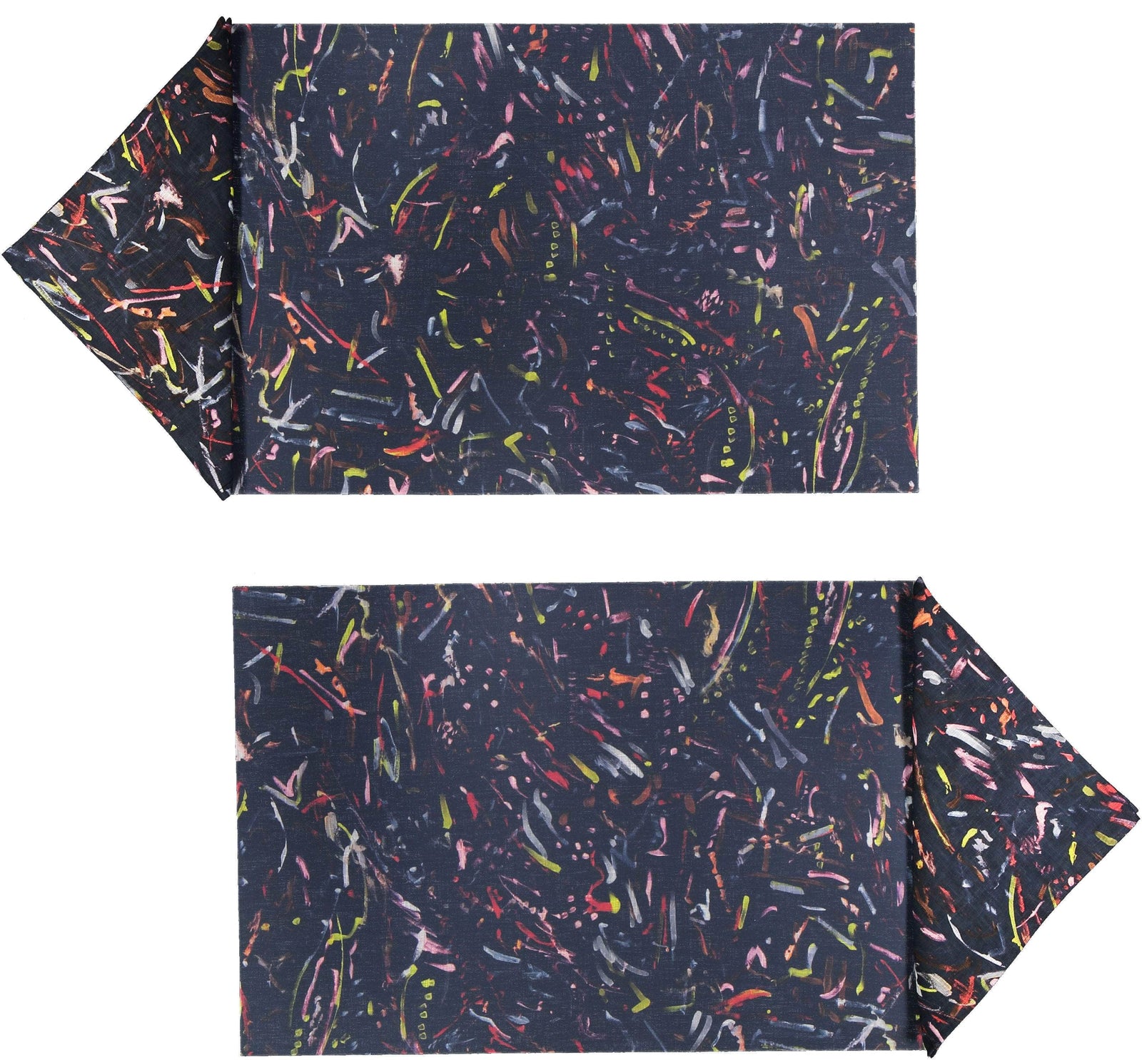 Night Lights Rectangular Placemats and Small Napkins set for 2