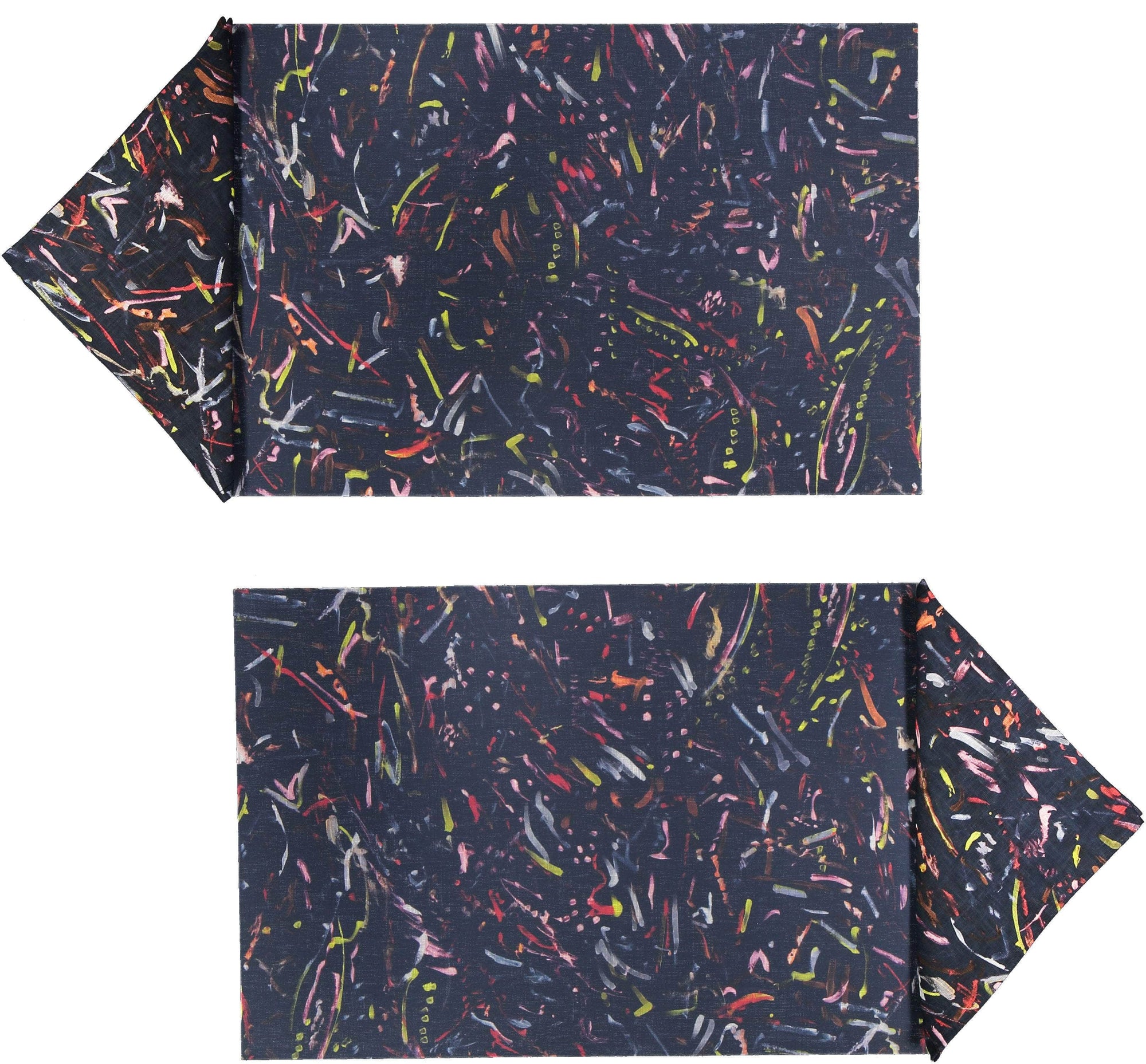 Night Lights Rectangular Placemats and Small Napkins set for 2