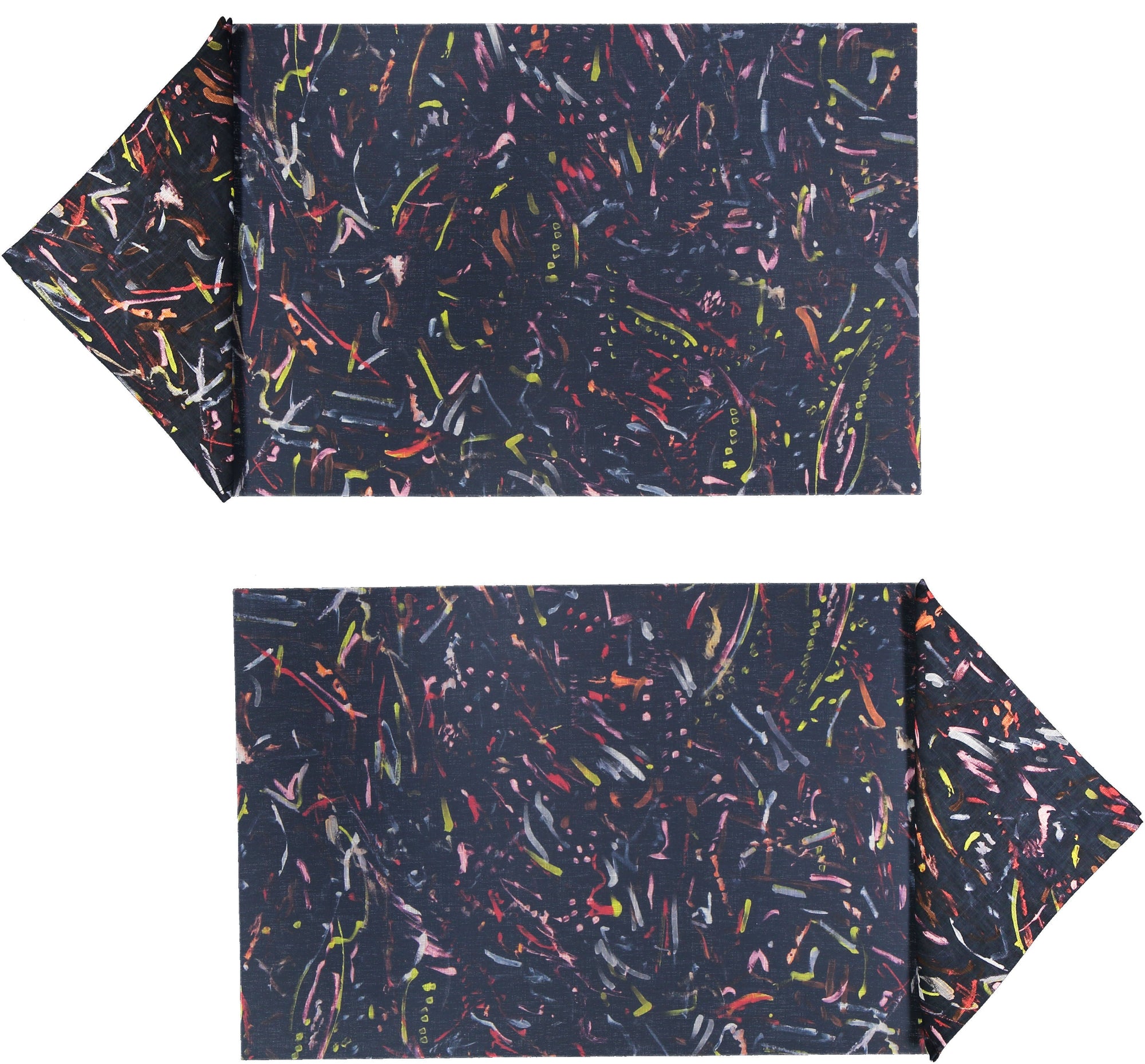 Night Lights Rectangular Placemats and Small Napkins set for 2