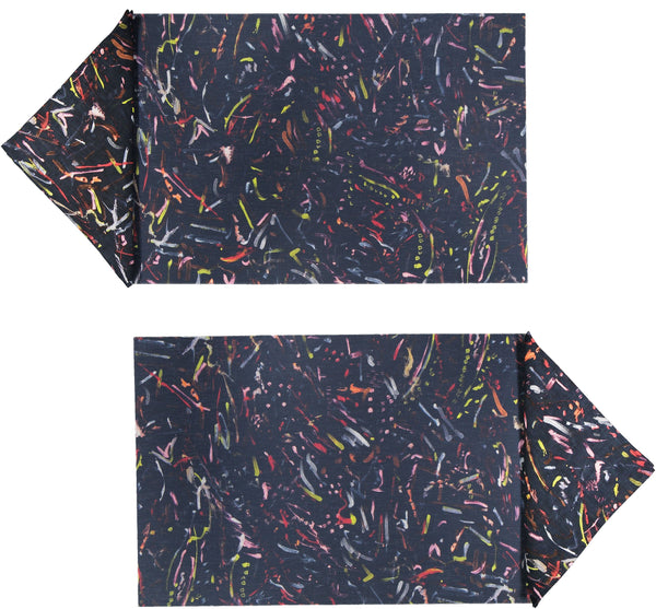 Night Lights Rectangular Placemats and Small Napkins set for 2