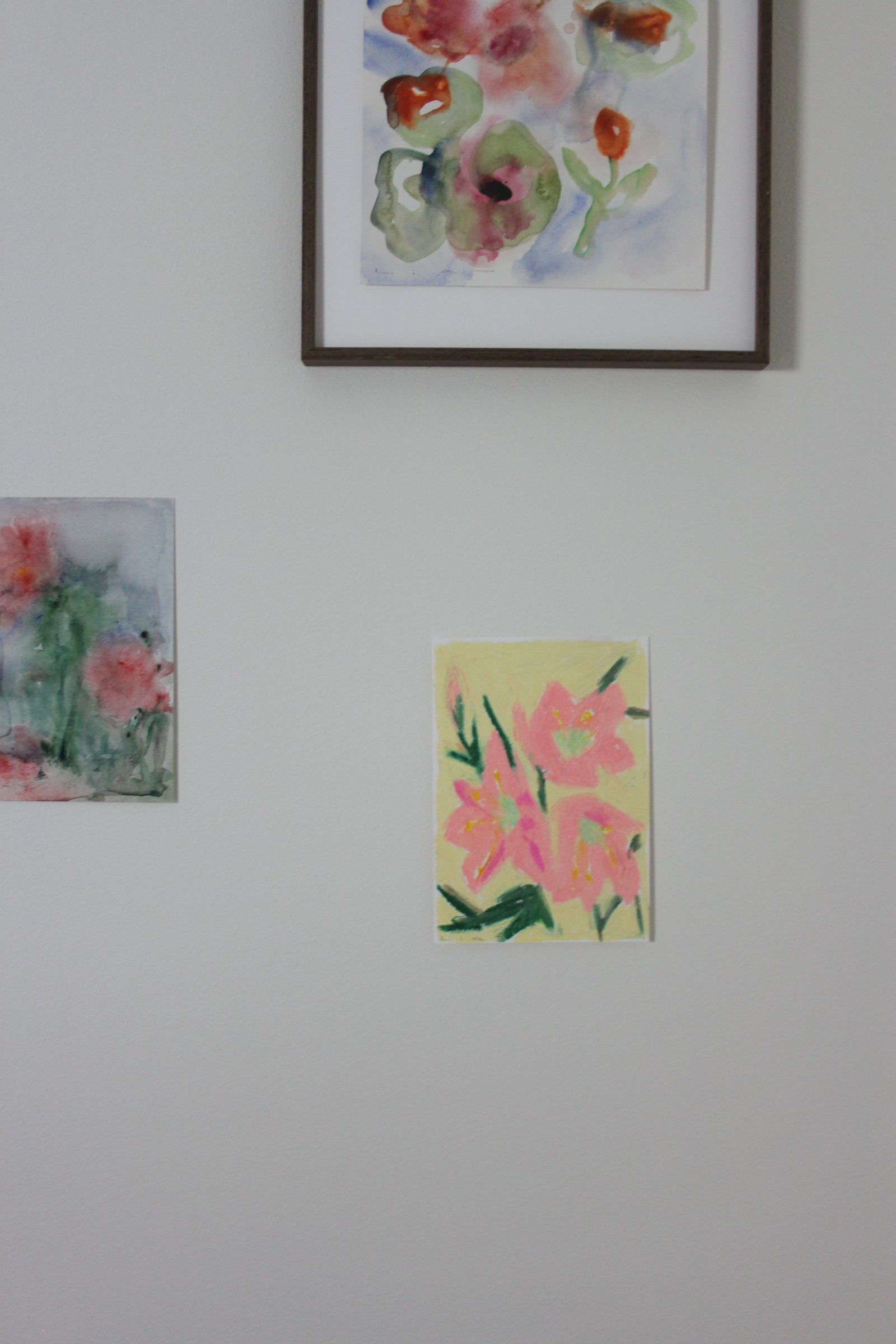 Pink Flowers - Original Painting