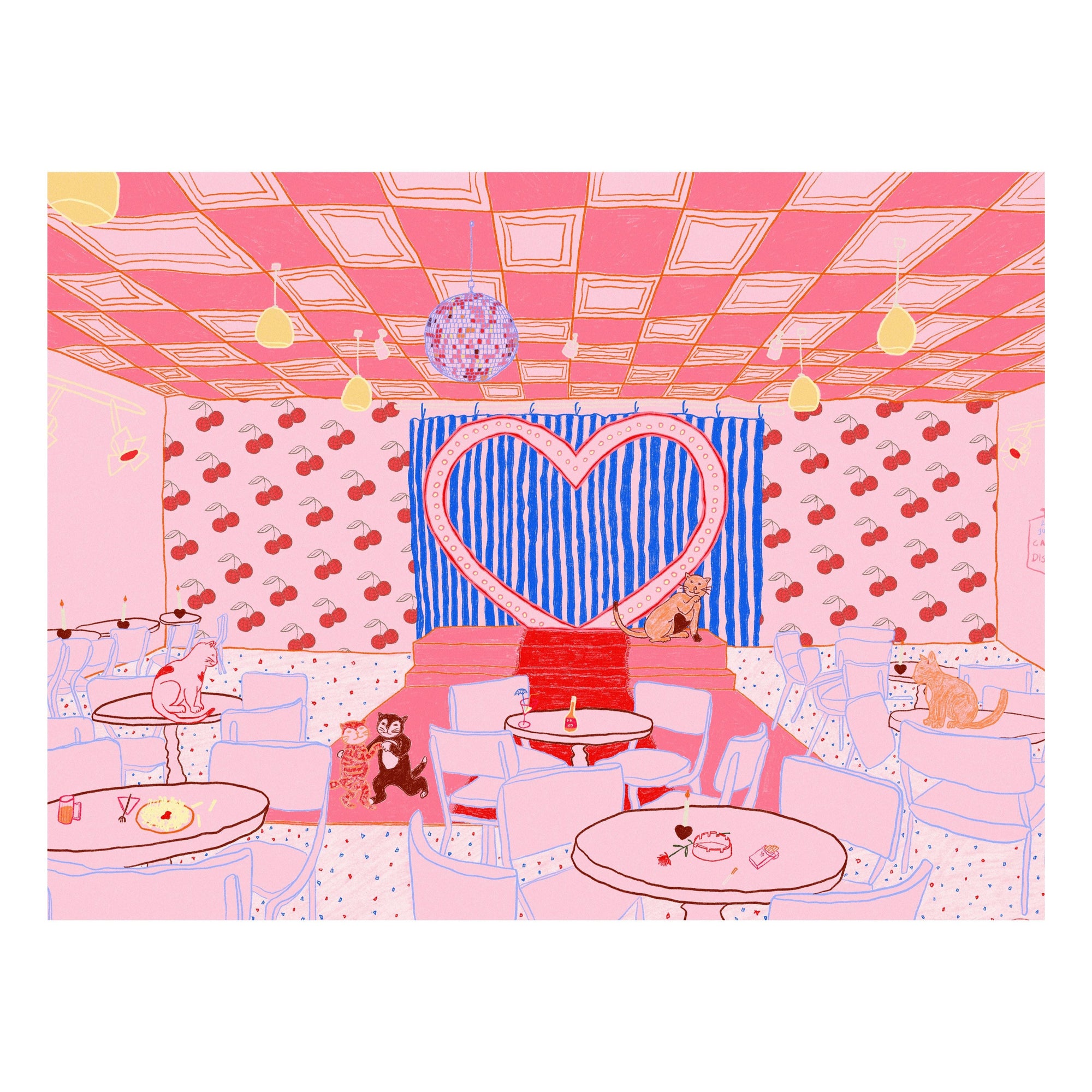 Dorfdisco - Fine Art Print