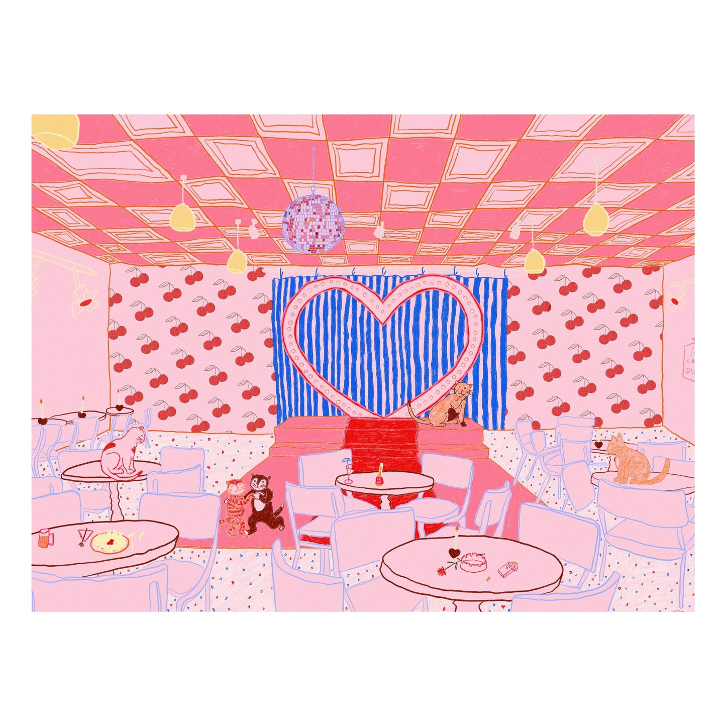 Dorfdisco - Fine Art Print