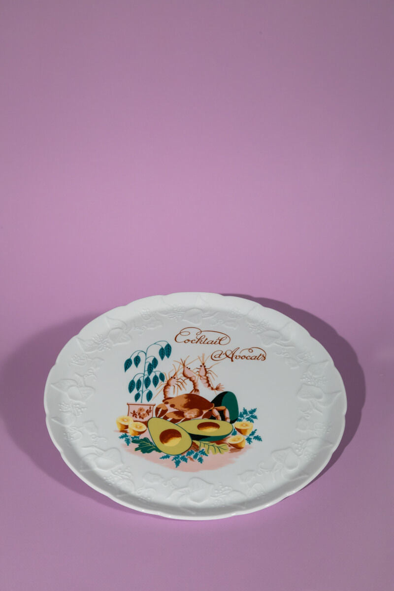 Vintage French Platter by Lièrre Sauvage
