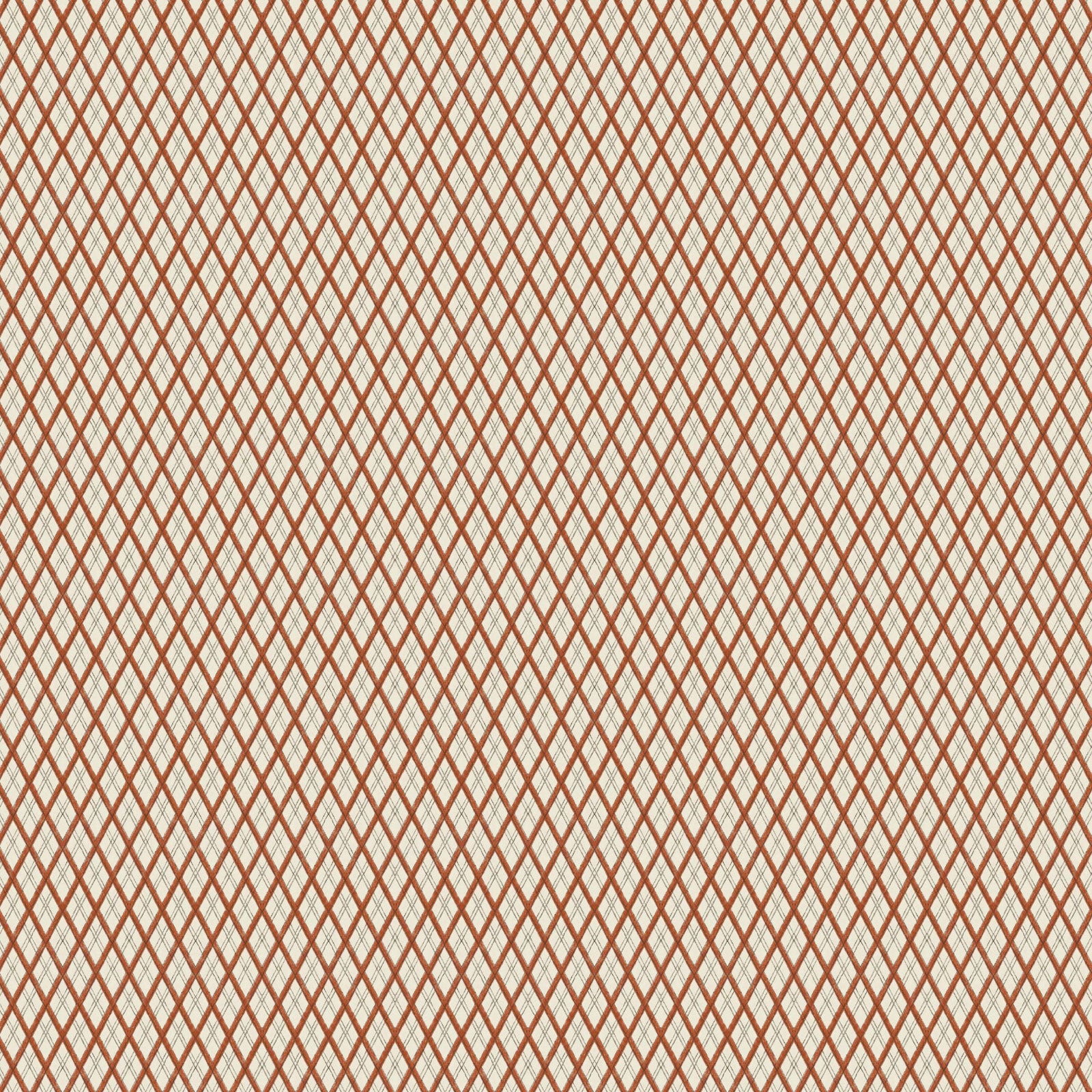Little Lattice Wallpaper - Burnt Orange