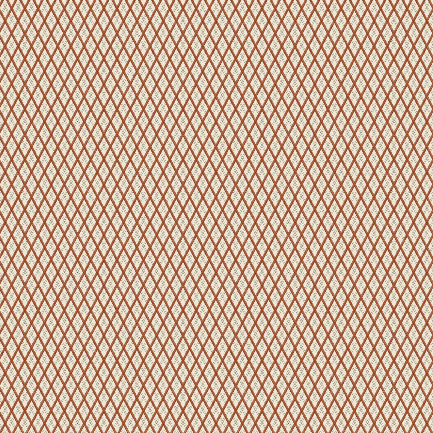 Little Lattice Wallpaper - Burnt Orange