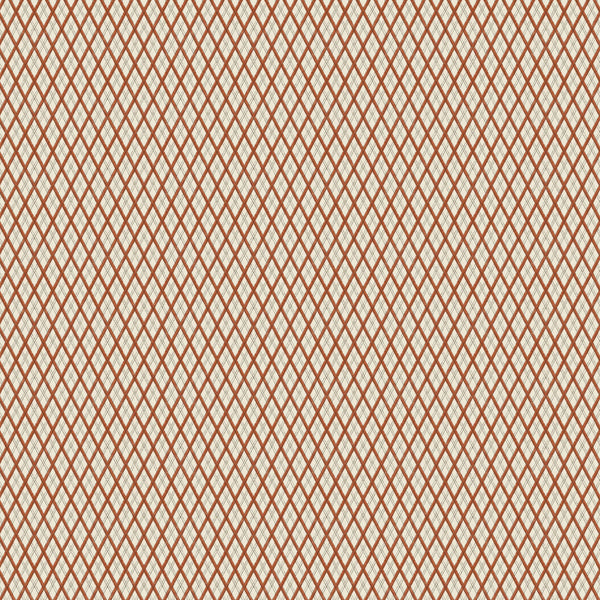 Little Lattice Wallpaper - Burnt Orange