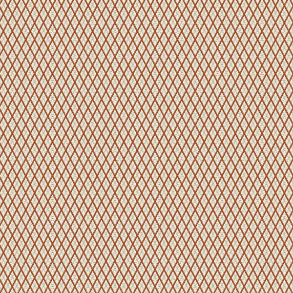 Little Lattice Wallpaper - Burnt Orange