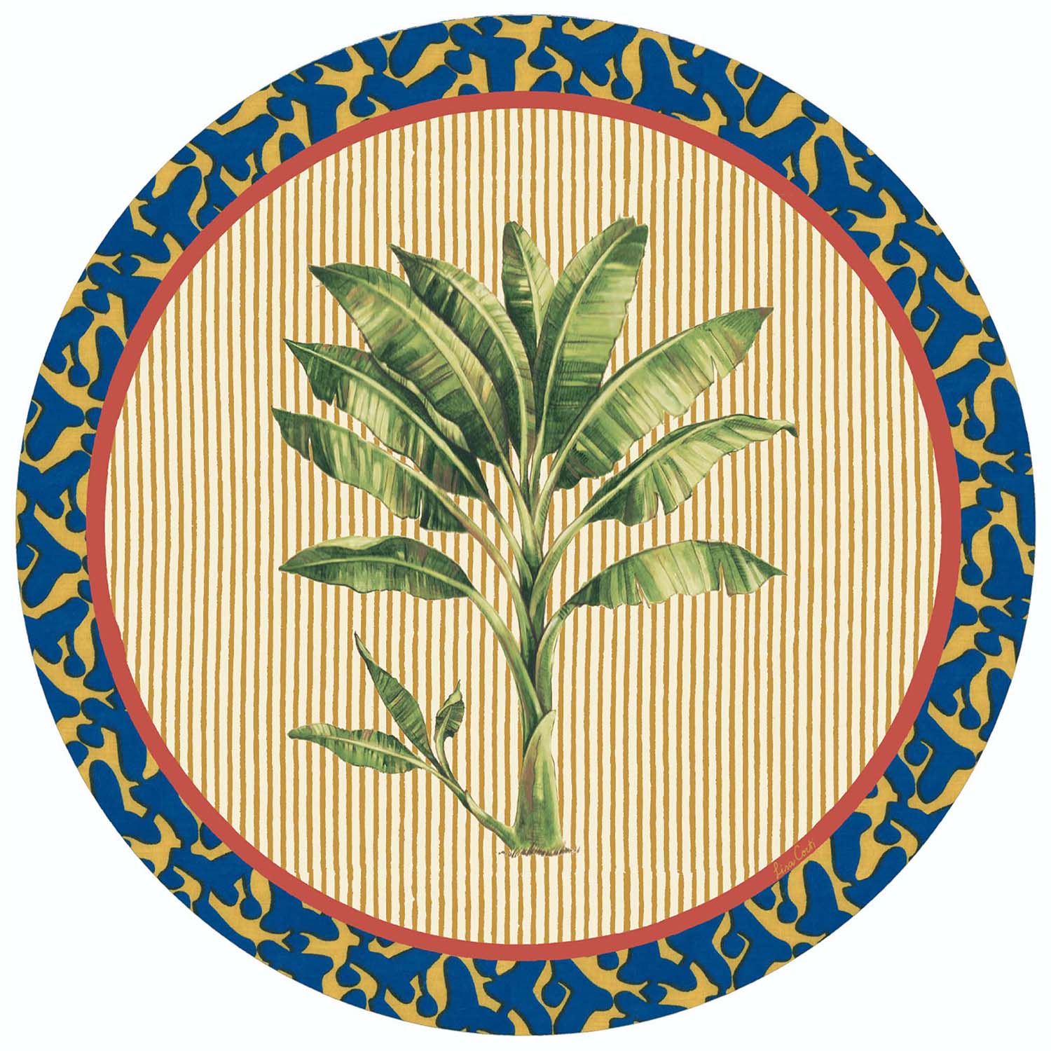 Masonite Placemat Banano Yellow