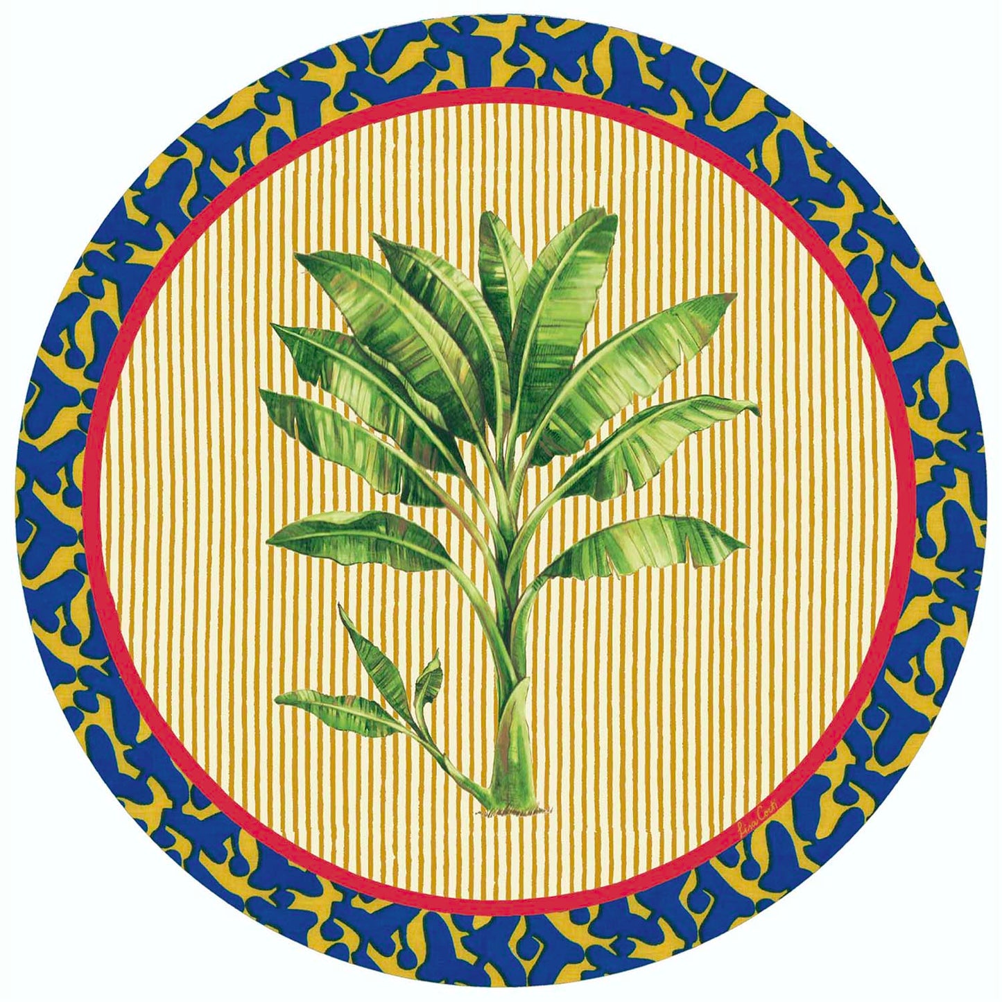 Masonite Placemat Banano Yellow