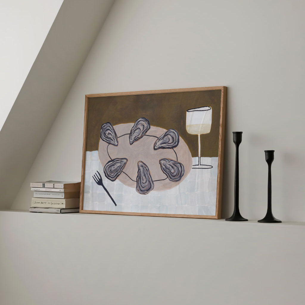 Half a Dozen Oysters Print