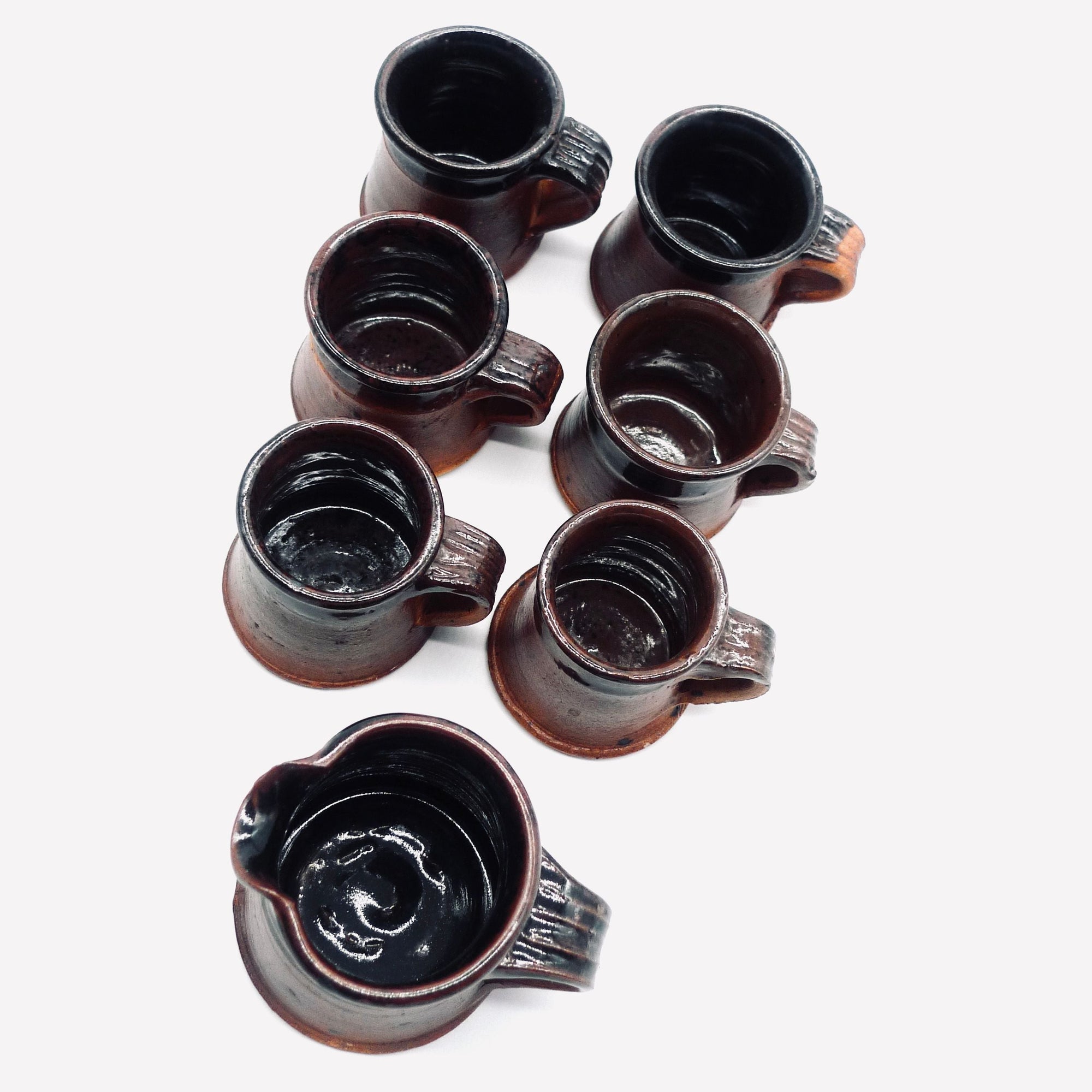 Six Cups and Milk Jug