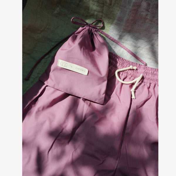 Cotton Swim Short Purple