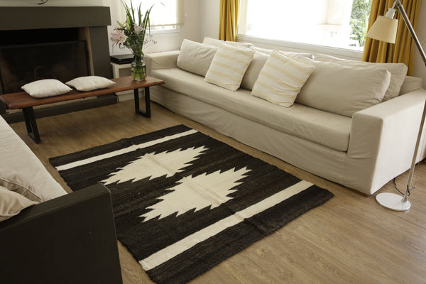 Wool Rombo Rug