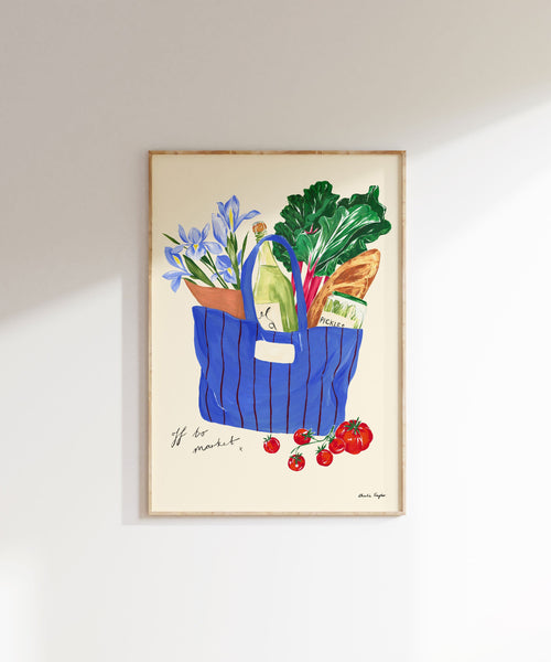 Off to Market' Print
