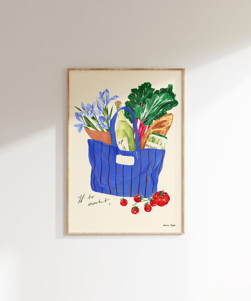 Off to Market' Print
