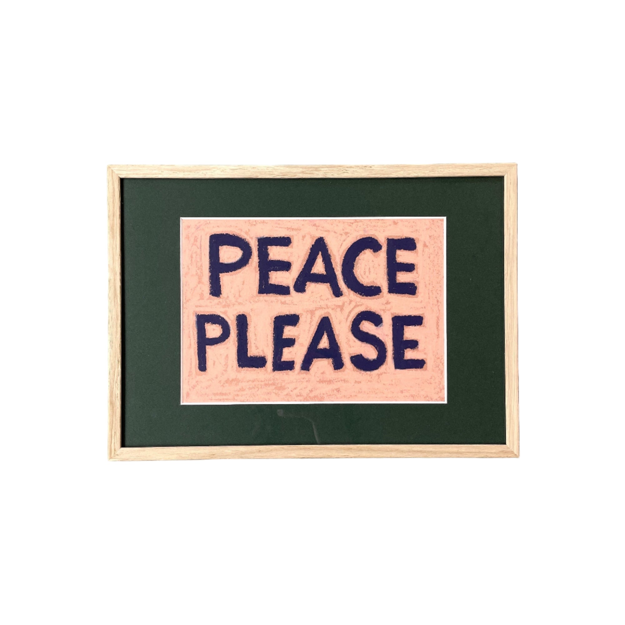 Words to the World - PEACE PLEASE Artwork