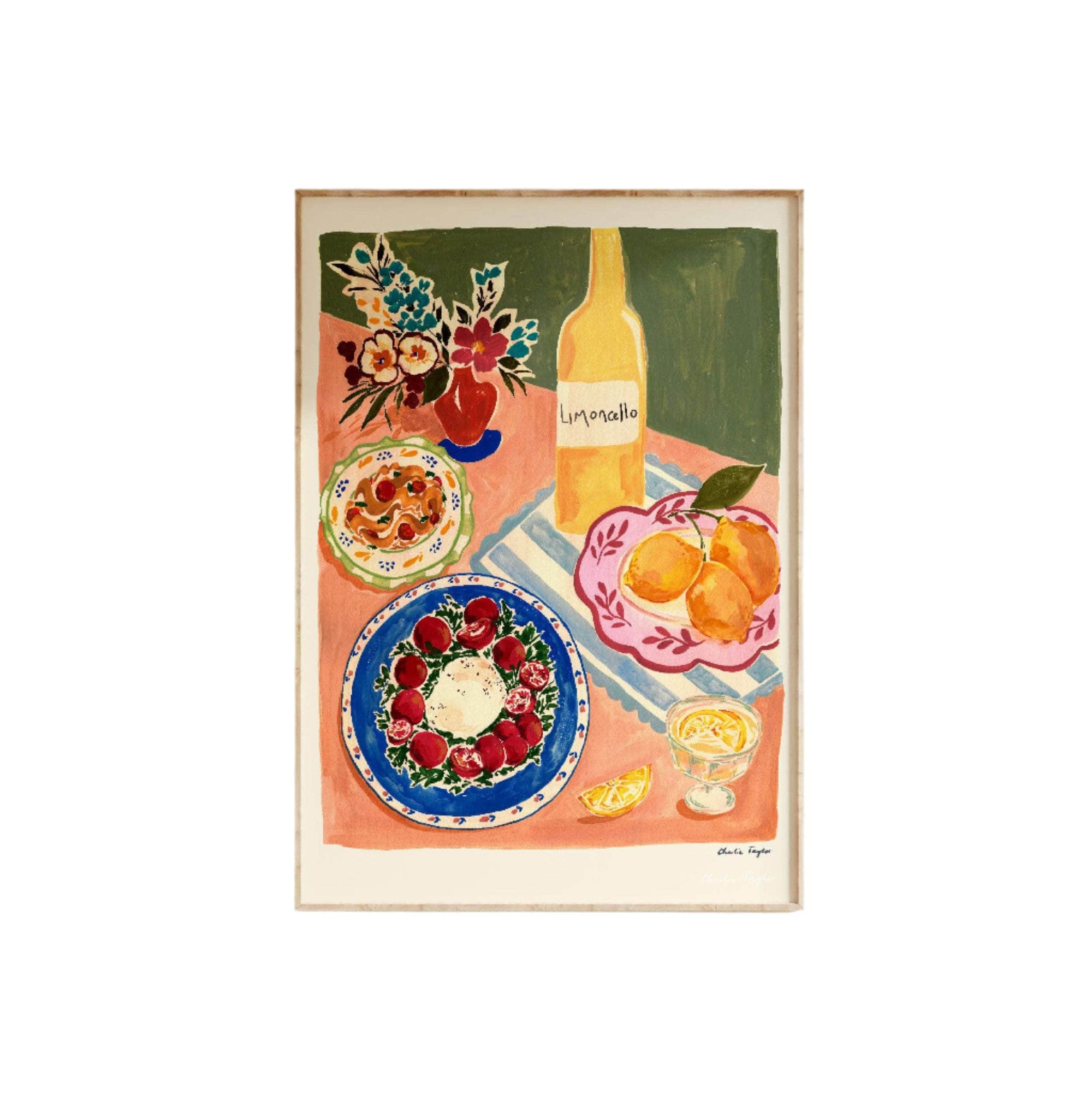 Sicily Dinner' Print