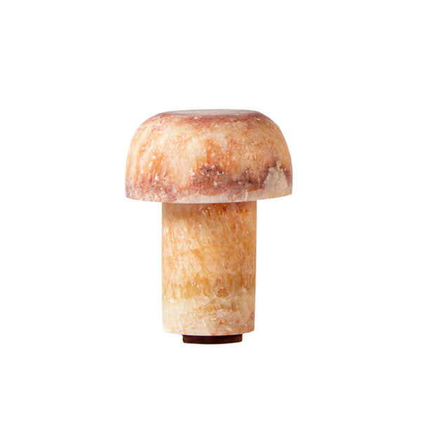 Shroom Tall Hand - Carved Alabaster Stone Lamp