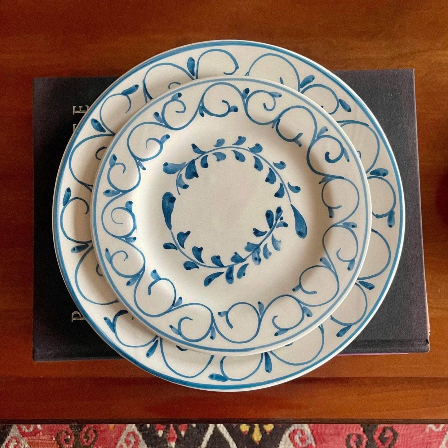 Ceramic Blue Sea Plate Set