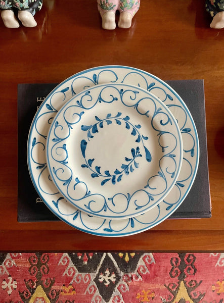 Ceramic Blue Sea Plate Set