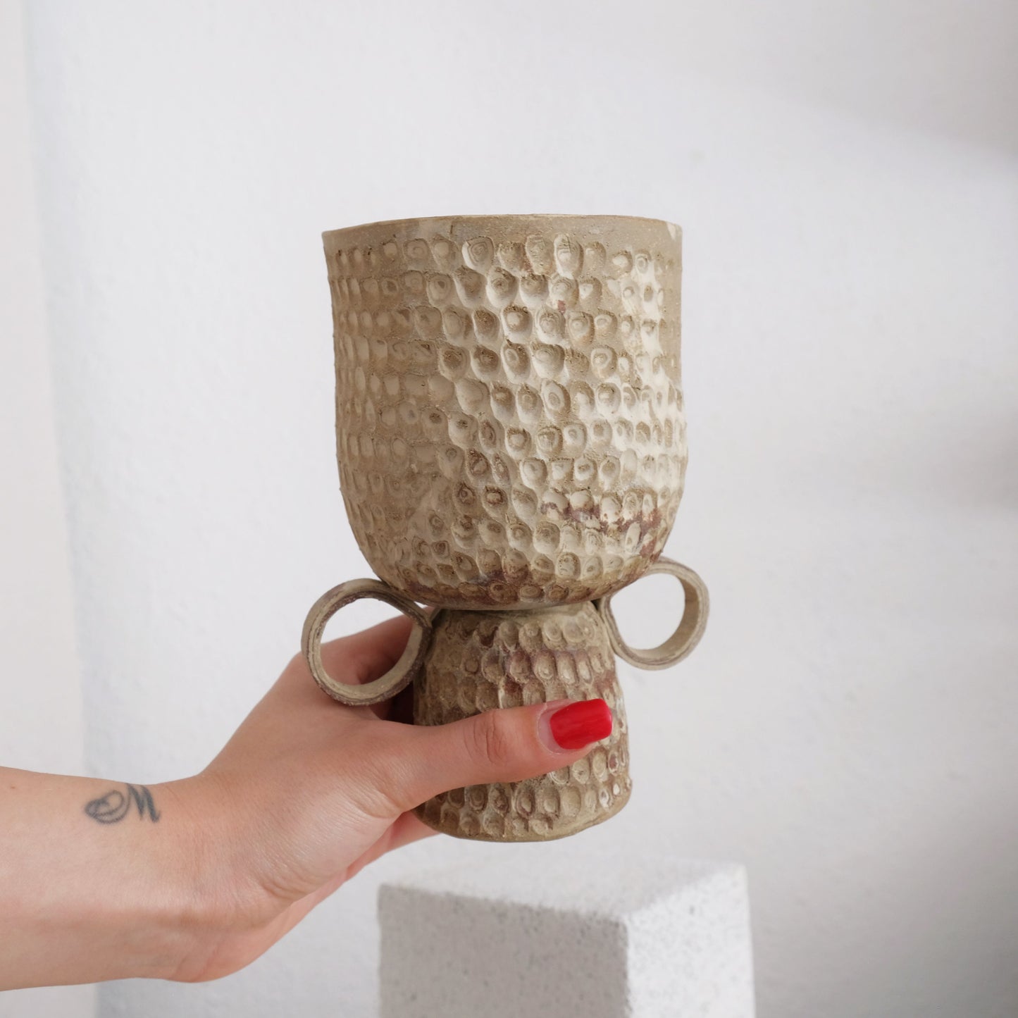 Lisa - Nerikomi- Ceramic Vase