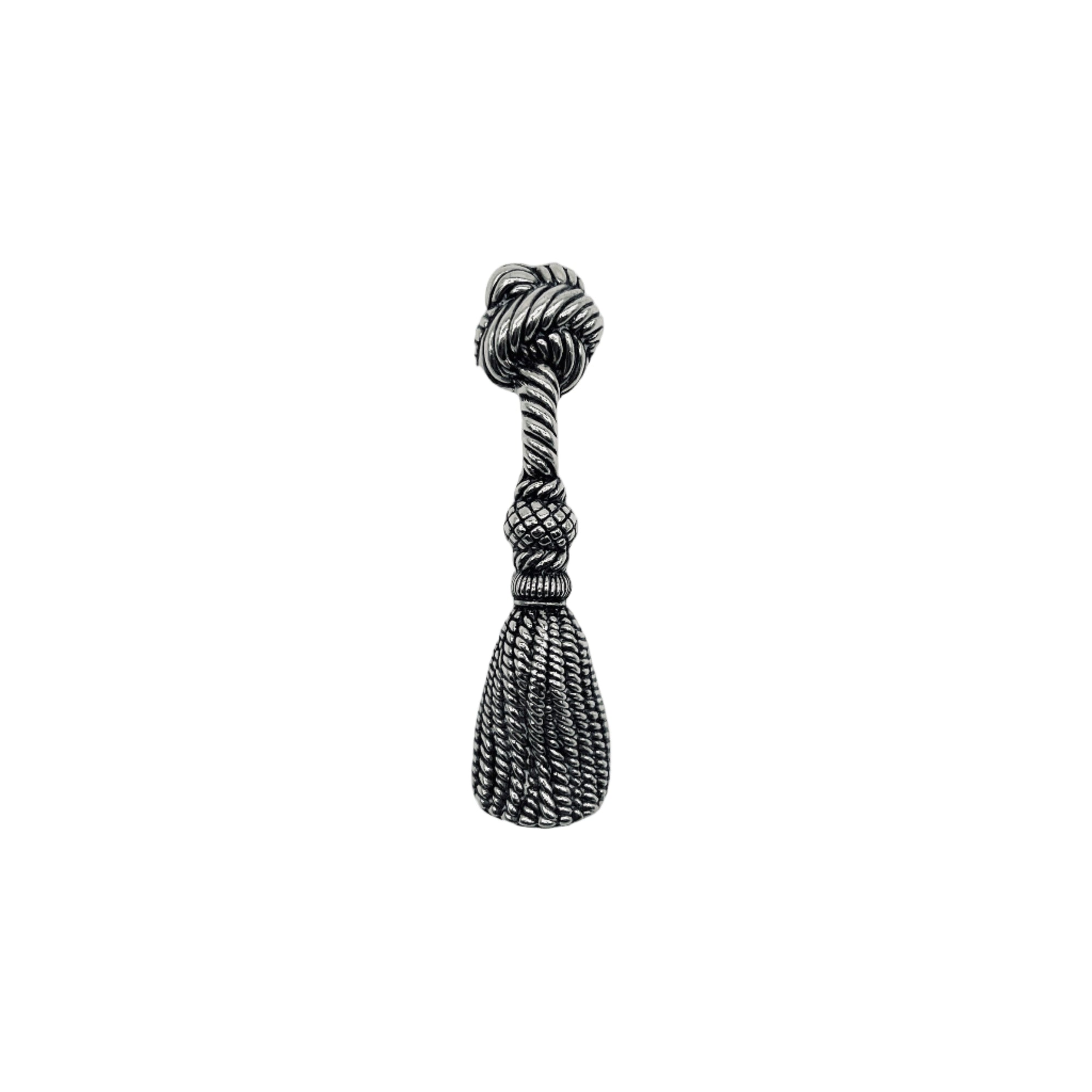 Silver-Plated Tassel Bottle Opener