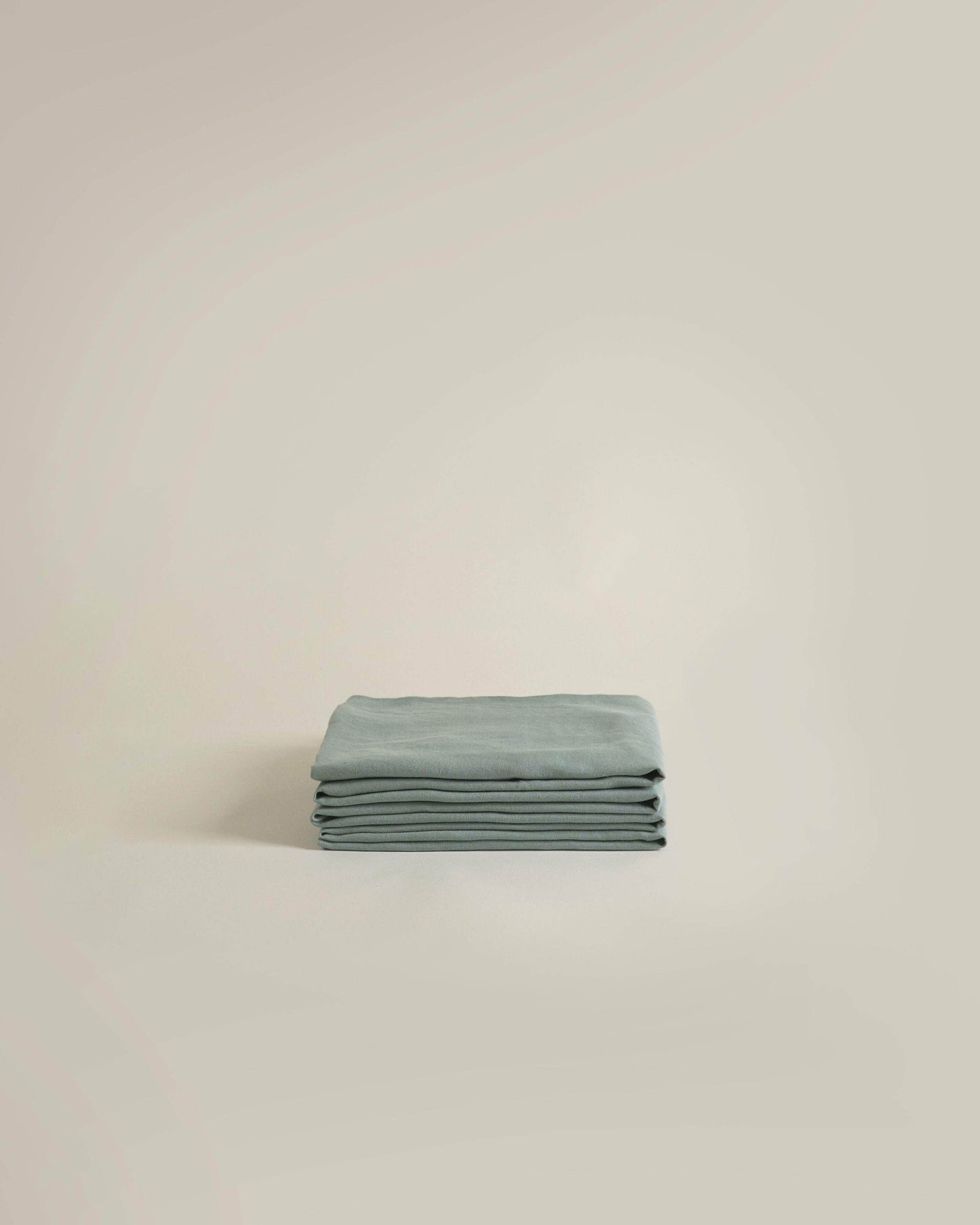 Hemp Fitted Sheet Dusty Blue