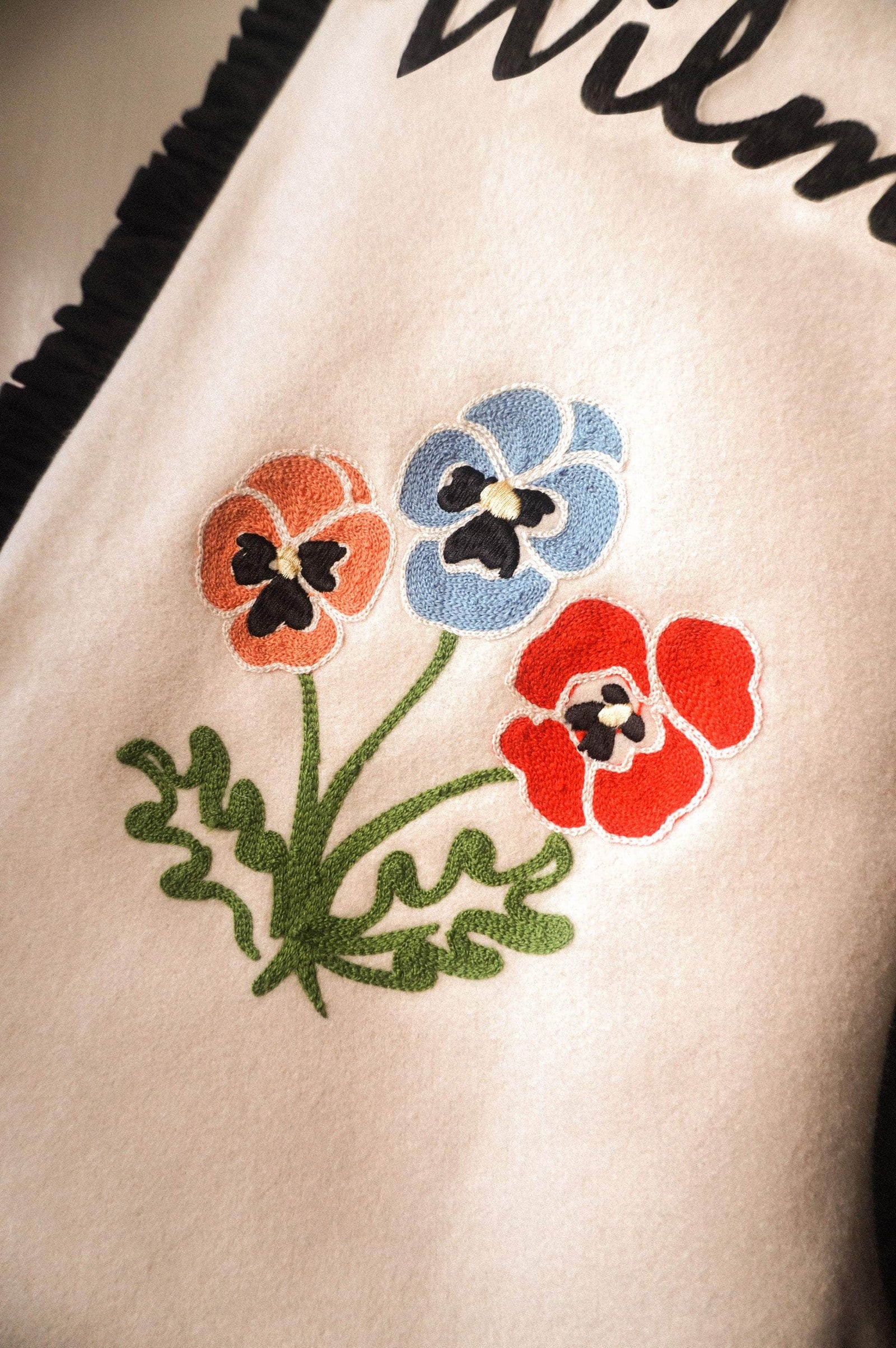 Winter Pansy Christmas Stocking