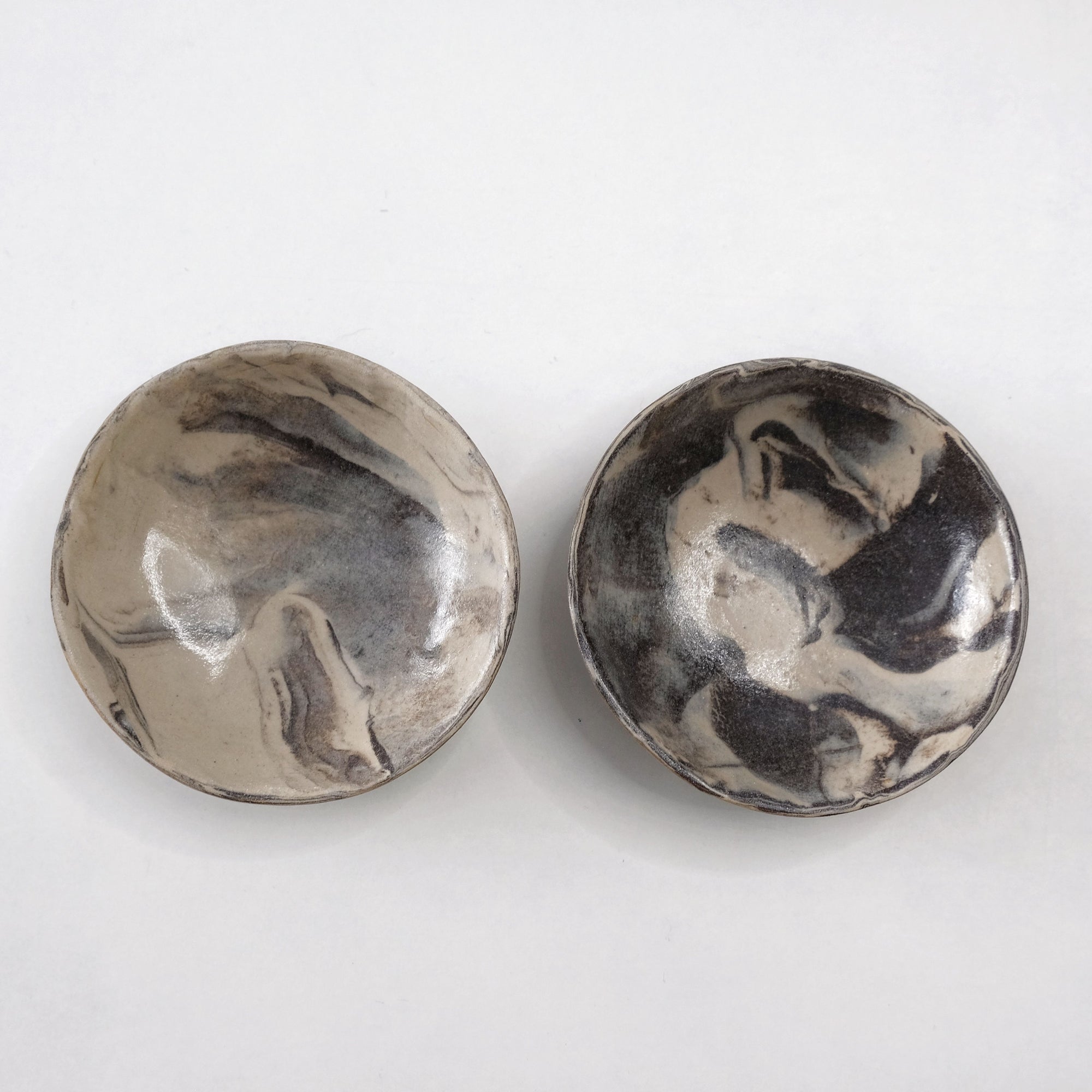 Mieke - Small Nerikomi Ceramic Trinket Set of 2