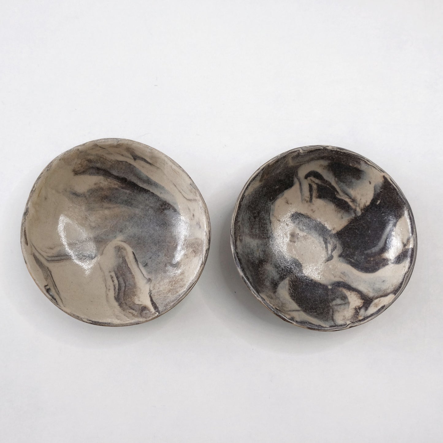 Mieke - Small Nerikomi Ceramic Trinket Set of 2