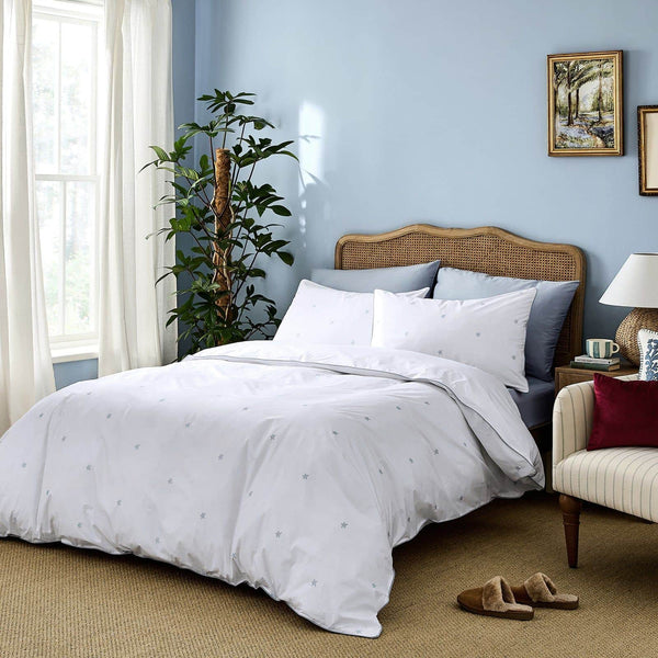 Luxury Organic Ocean Blue Amongst The Stars Pillowcases