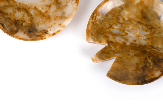 Resin Salad Server Brown (Set of 2)