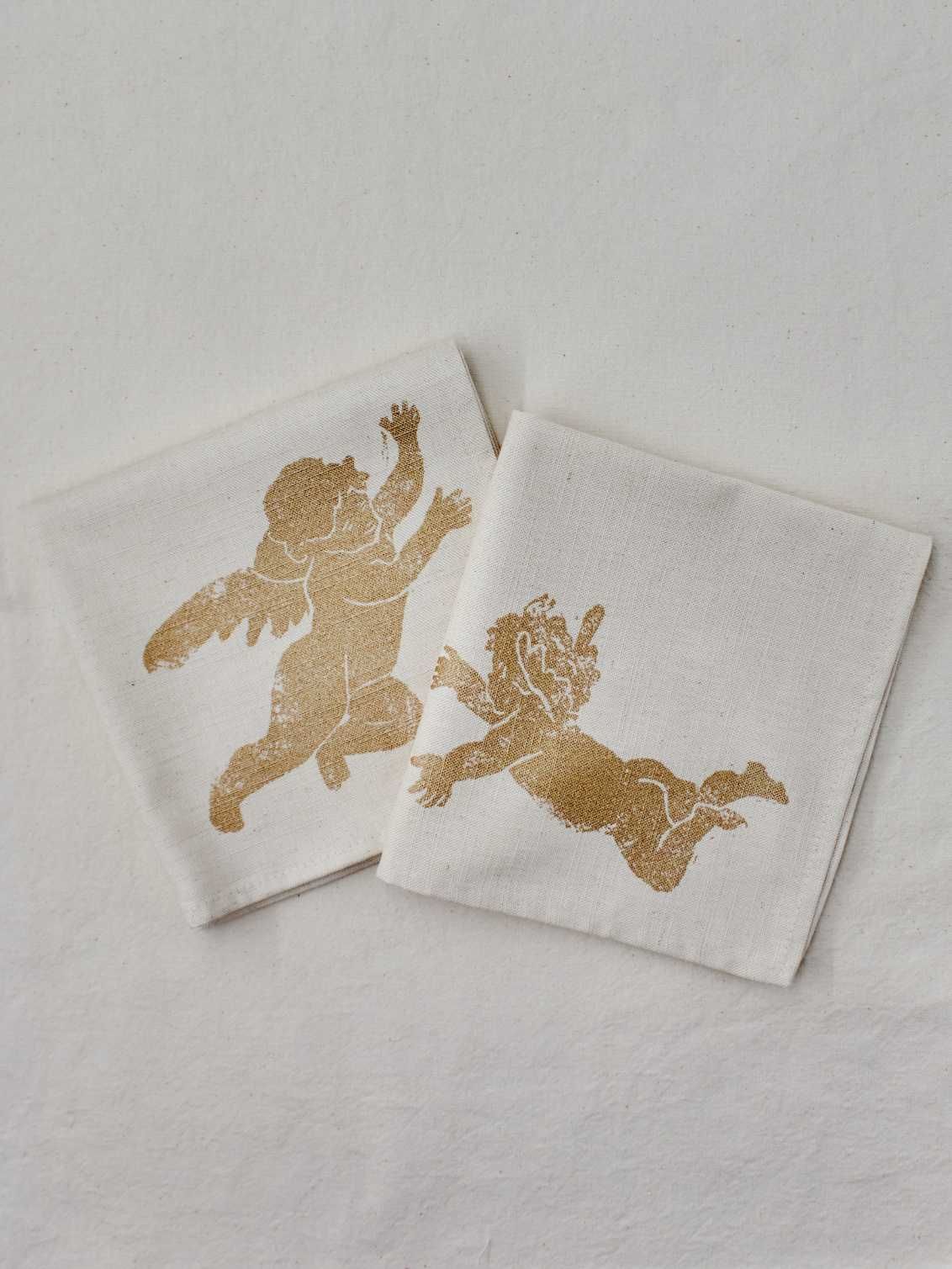 Christmas Cherub Napkins (set of four)