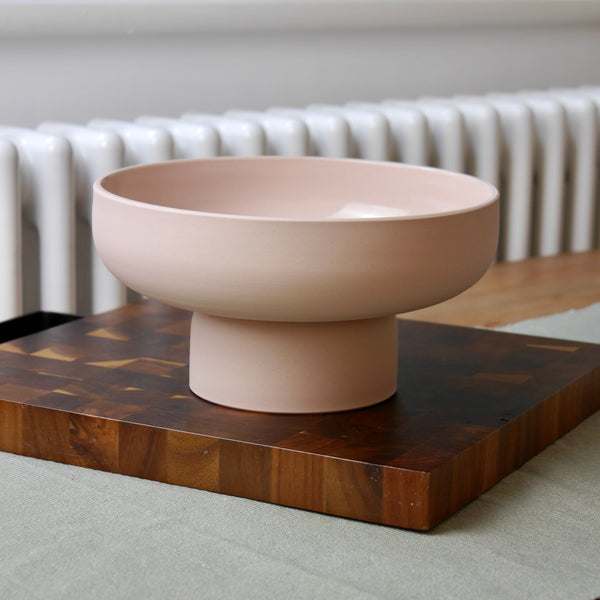 Ceramic Fruit Bowl, Blush