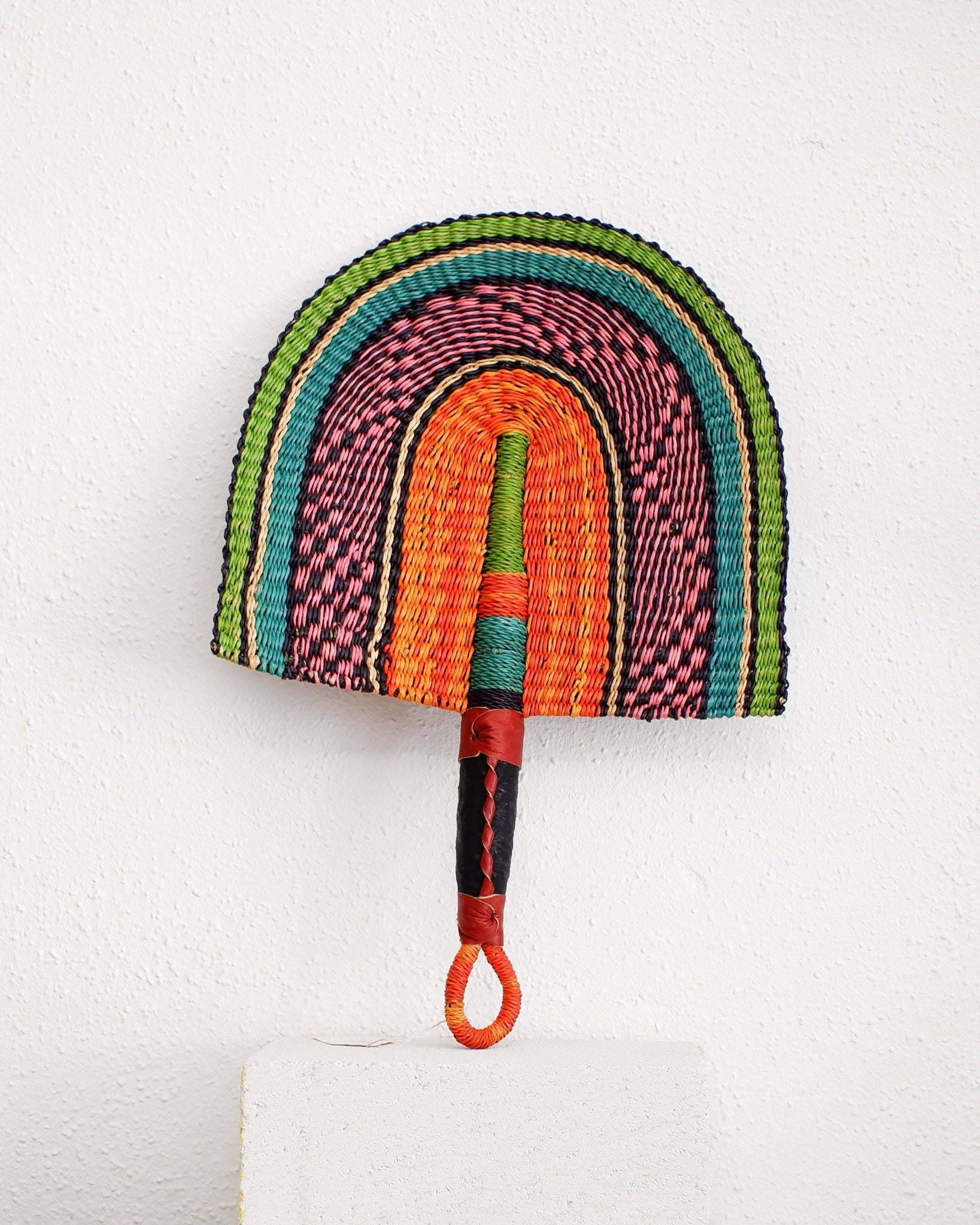 Colourful Bolga Fan from Ghana - 3