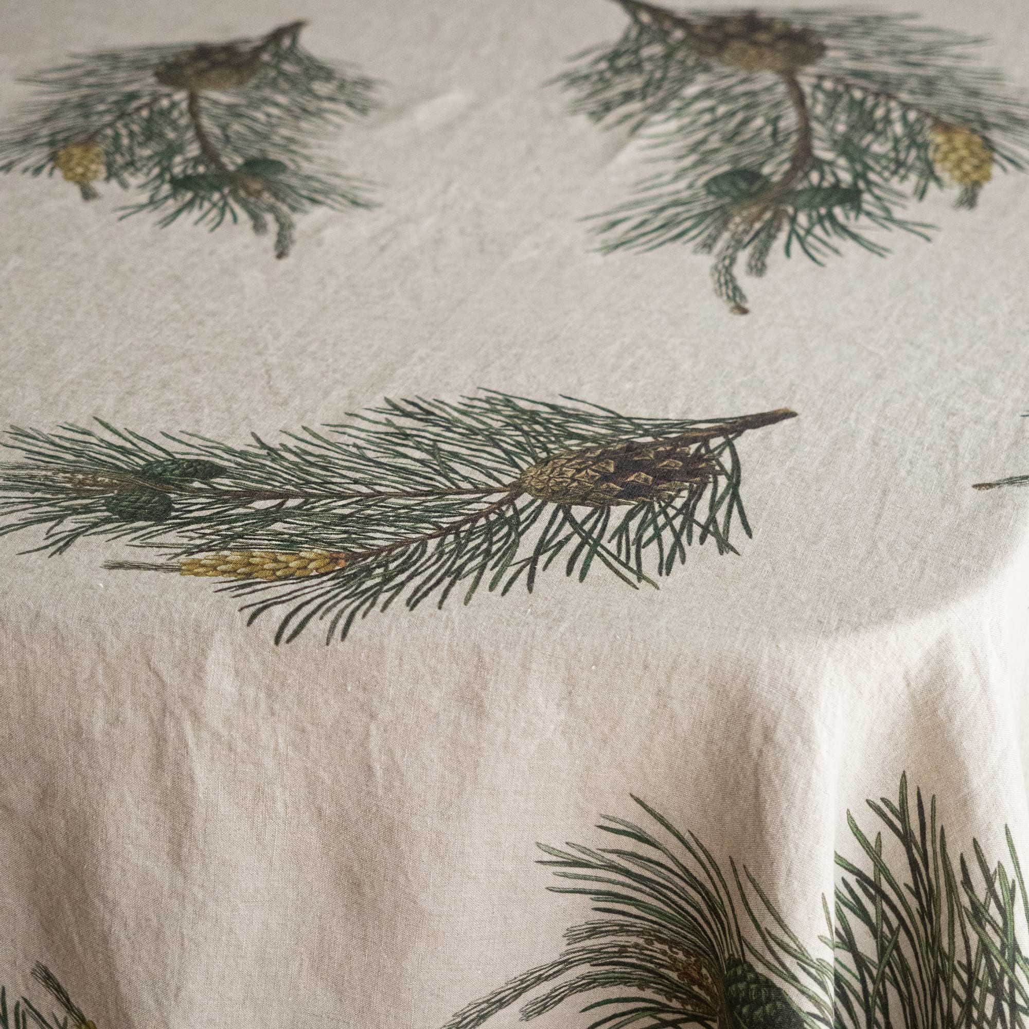 Linen tablecloth PINE
