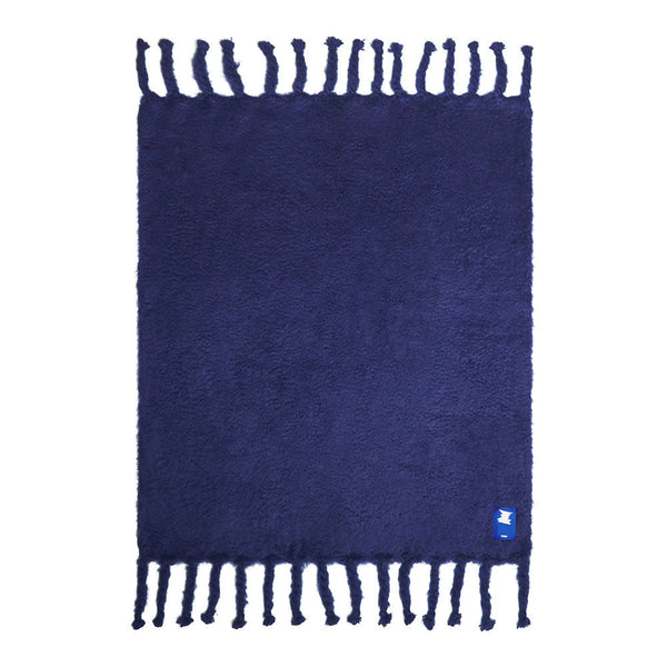 Azurro Mohair Blanket – Navy