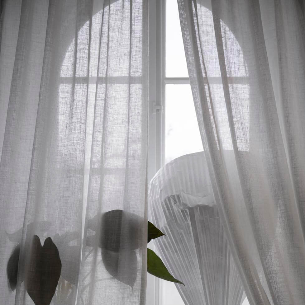 Curtain Ellie White