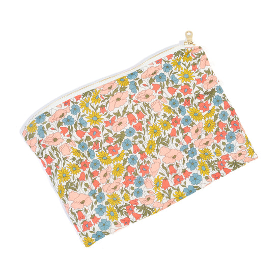 Pouch made from Liberty Fabric 'Poppy and Daisy Multi'