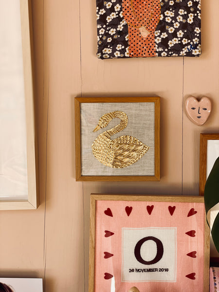 Gold Foil Art Piece - Mon Amour