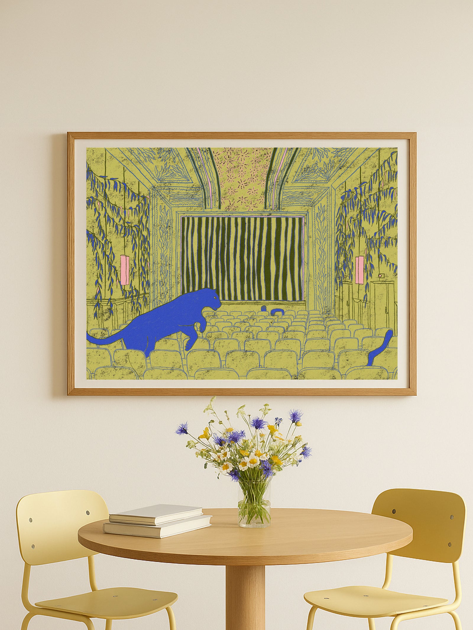 Blue Panther - Fine Art Print