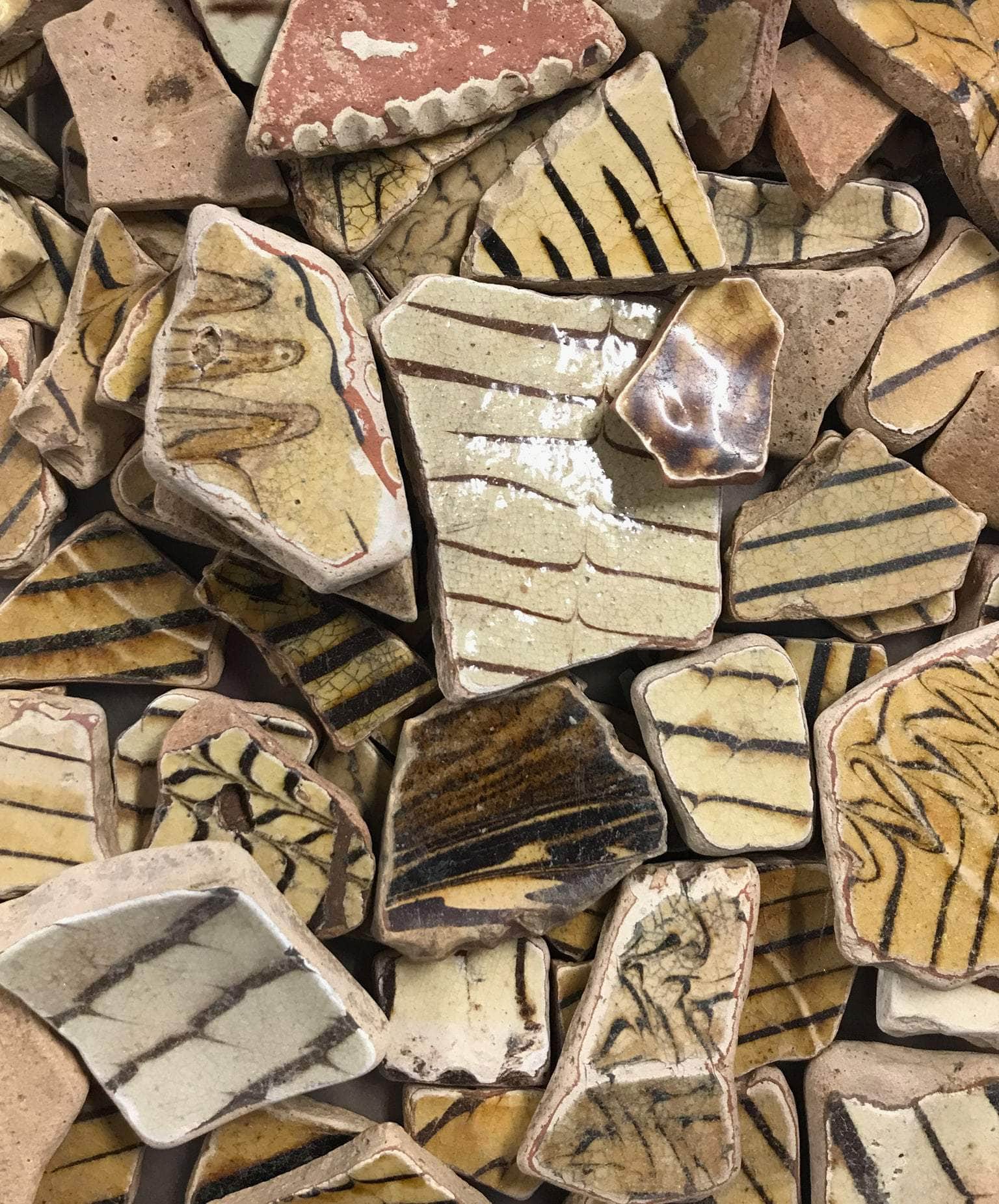 Interiors Fabric- Staffordshire Slipware in Tiger