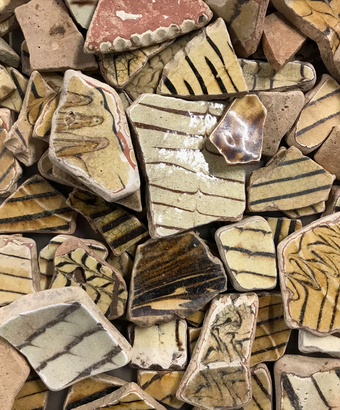 Interiors Fabric- Staffordshire Slipware in Tiger
