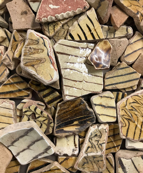 Interiors Fabric- Staffordshire Slipware in Tiger