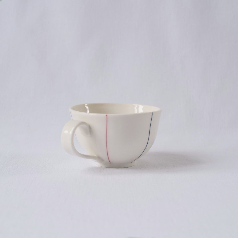 Small Cup with Tricolour Stripes
