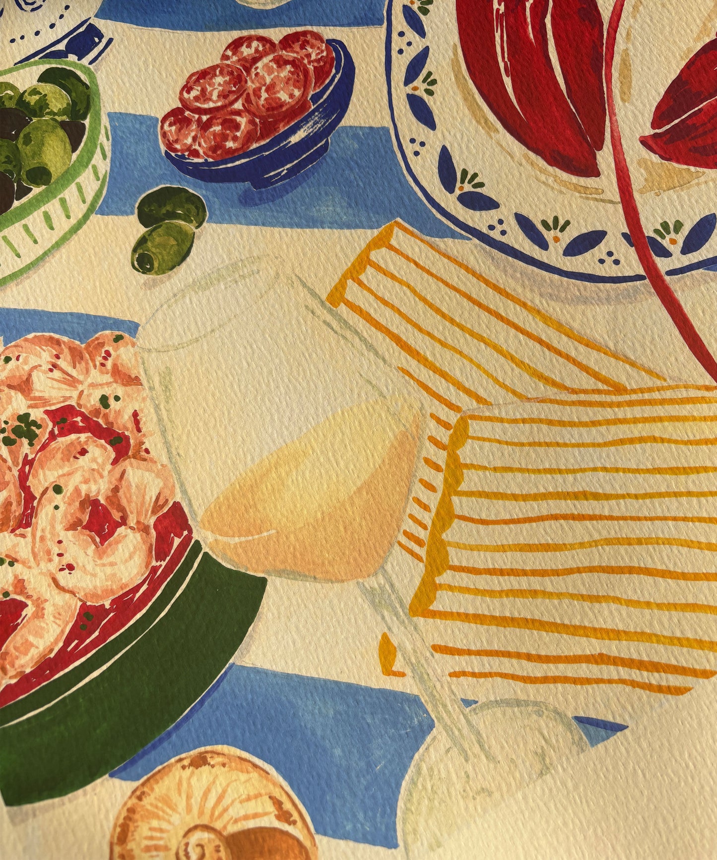 'Lobster Lunch' Print
