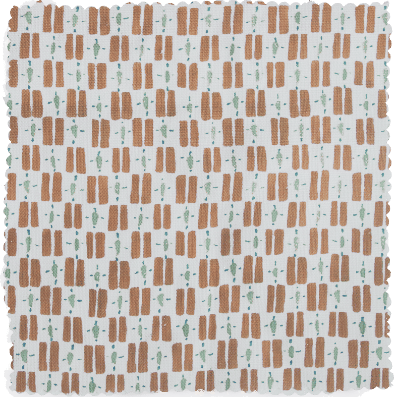 Tiny Check - Terracotta